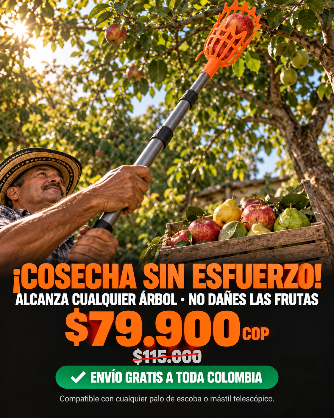 Herramienta Para Recoger Frutas