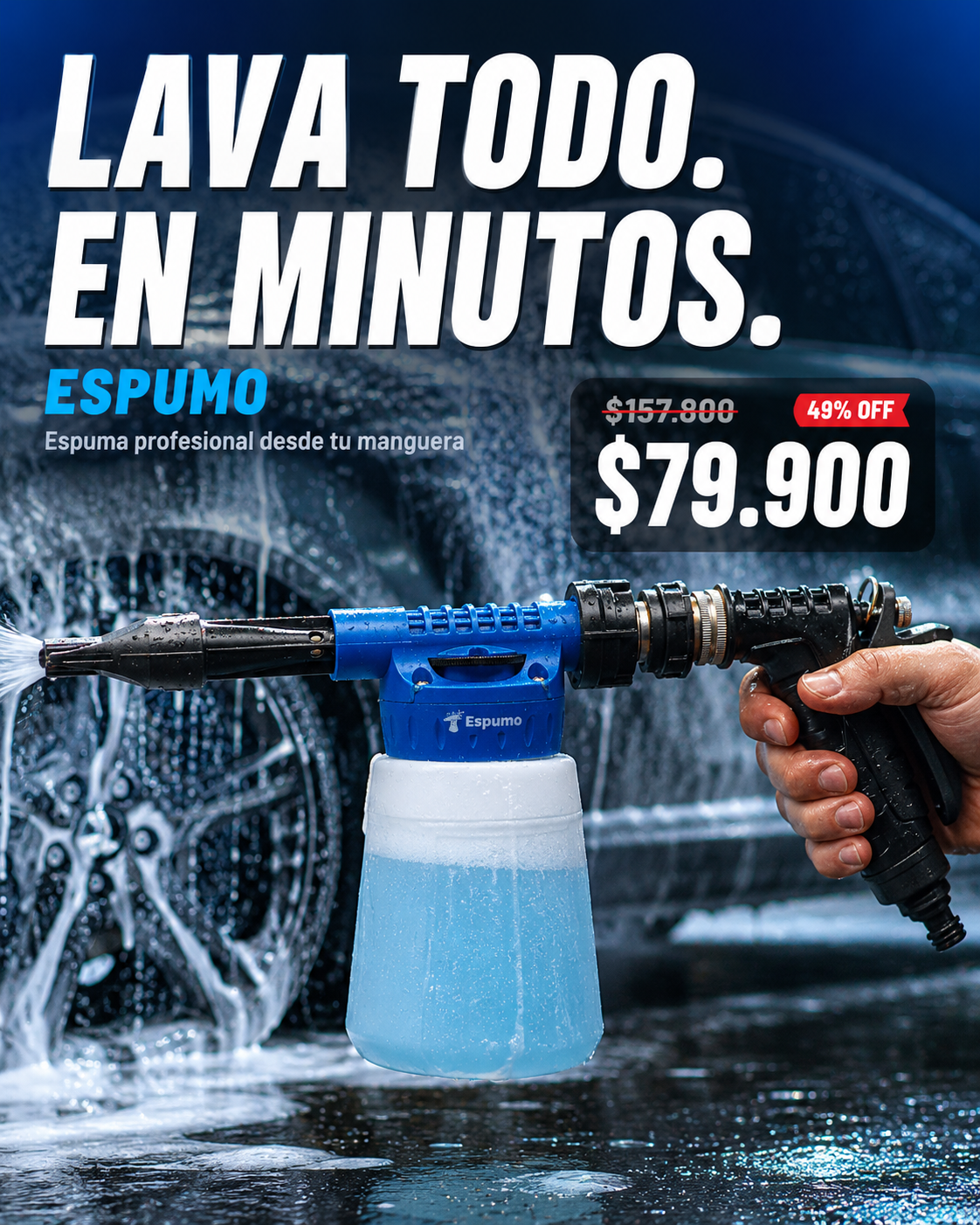 Pistola Dispensadora De Jabon Zo