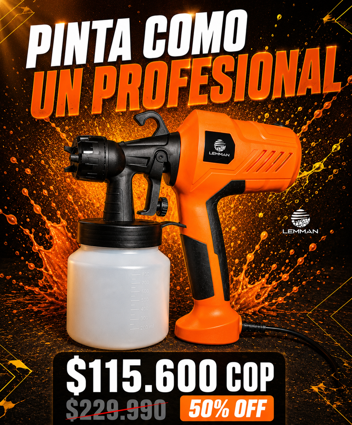 pistola de pintura